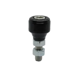 Polyamidový vodiace koliesko D-36mm, H-39mm, M12 pre horné vedenie posuvných brán Polyamidový vodiace koliesko D-36mm, H-39mm, M12 pre horné vedenie posuvných brán